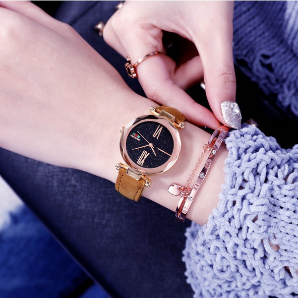 Đồng hồ nữ Mstianq M3S dây da đẹp, phong cách thời trang, cực hot | BigBuy360 - bigbuy360.vn