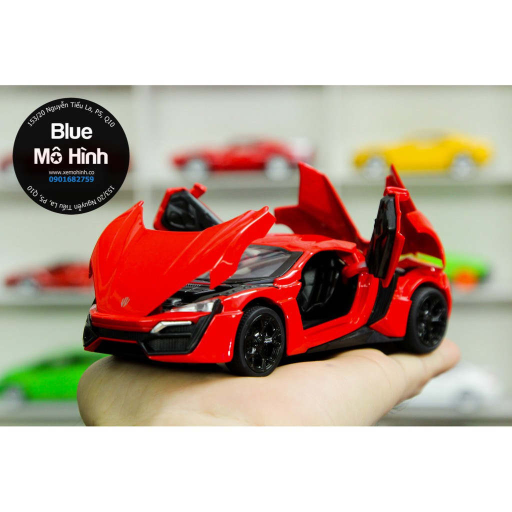 Blue mô hình | Xe mô hình Lykan Hypersport Mini Auto 1:32