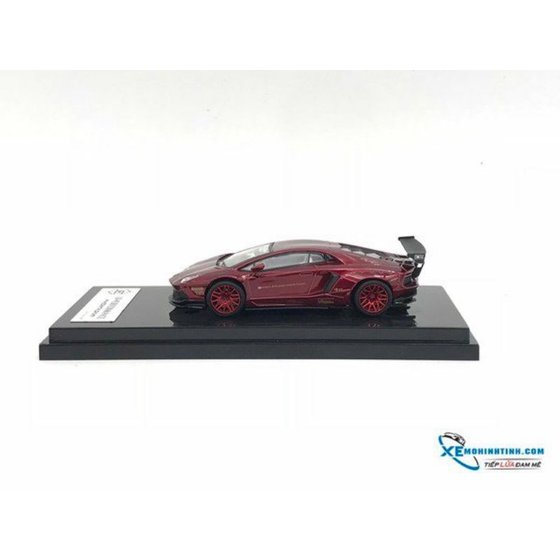 Xe Mô Hình Lamborghini Aventador LB 1.0 Limited Edition 699 1:64 JEC (Đỏ)