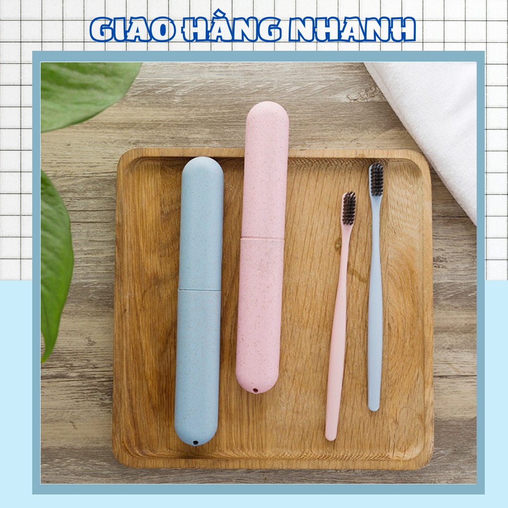 Hộp đựng bàn chải đánh răng du lịch bằng lúa mạch tiện dụng 88132 Shop Giao Hàng Nhanh