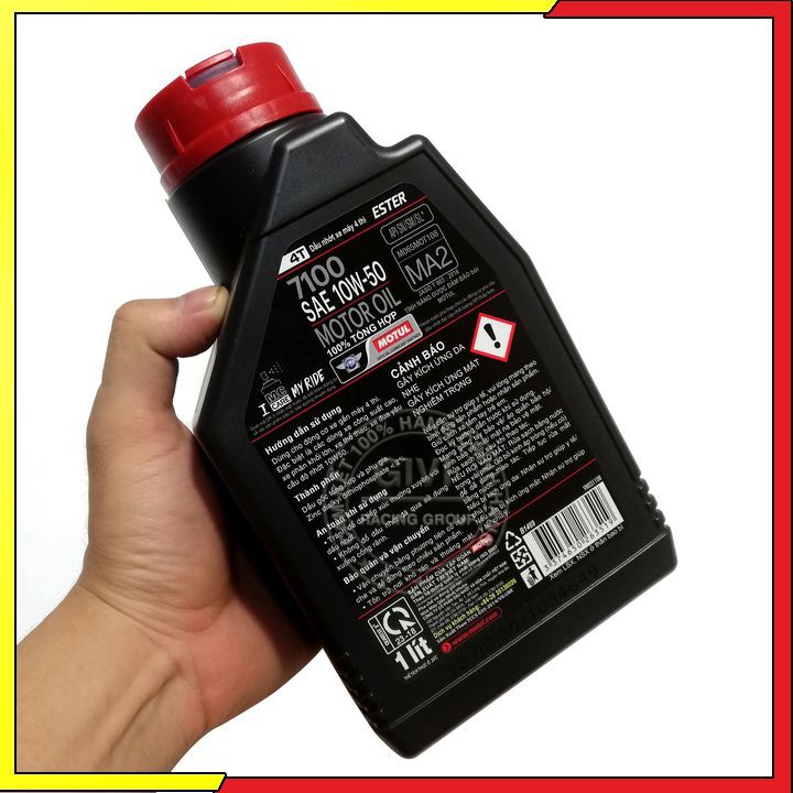 Nhớt Motul 7100 4T 10W50 1L Cho Xe Tay Côn Và Mô Tô