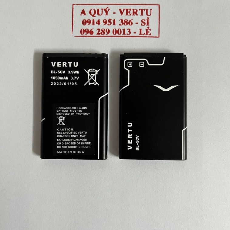 PIN VERTU Singnature S BL-5CV