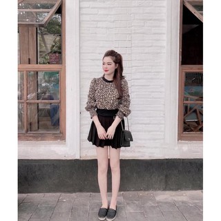 BÁN SỈ ÁO LEN DA BEO CHO NỮ
