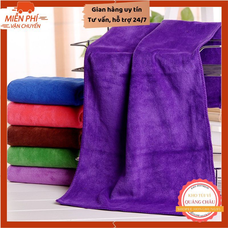 Khăn Đa Năng Microfiber Mềm Mịn Thấm Hút Nước Tốt Chuyên Dụng Lau Rửa Xe Hơi Ô Tô 3M (giao màu ngẫu nhiên)