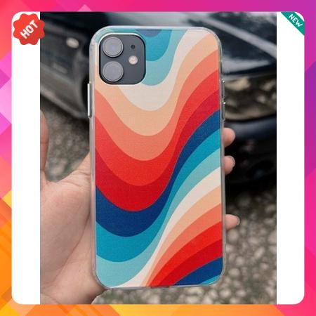 Ốp Điện Thoại Hình Cầu Vồng Lượn Sóng Của Korea.TP Shop Cho 6-8/6plus-8plus/x-xsm/11/11prm/12-12prm/13/13pro/13prm