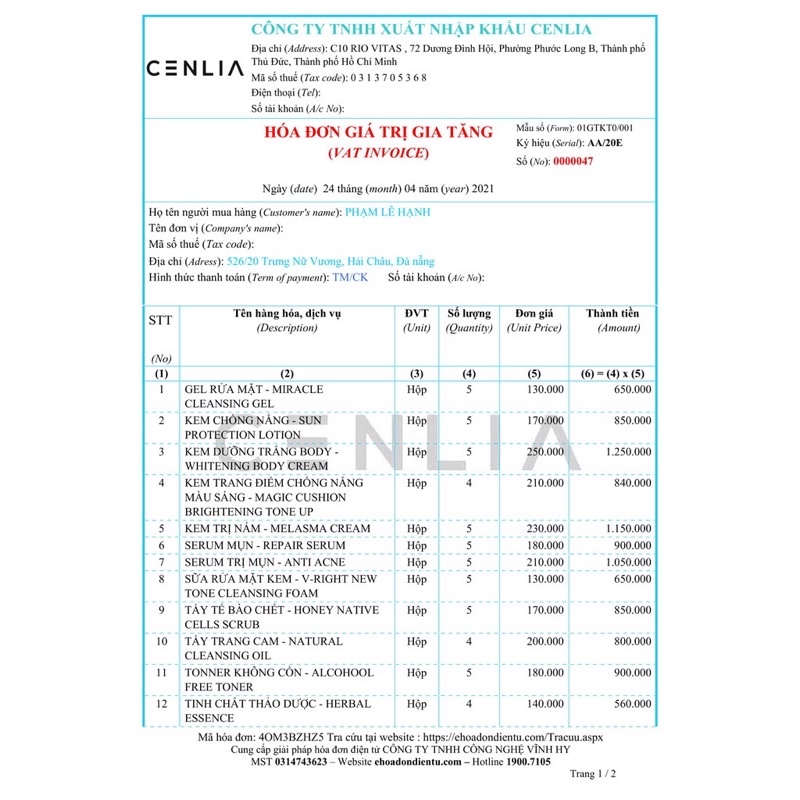 KEM BODY CENLIA ✅[PHÂN PHỐI CHÍNH HÃNG]✅ dưỡng trắng toàn thân, giúp da đều màu, chống nắng nhẹ bảo vệ da