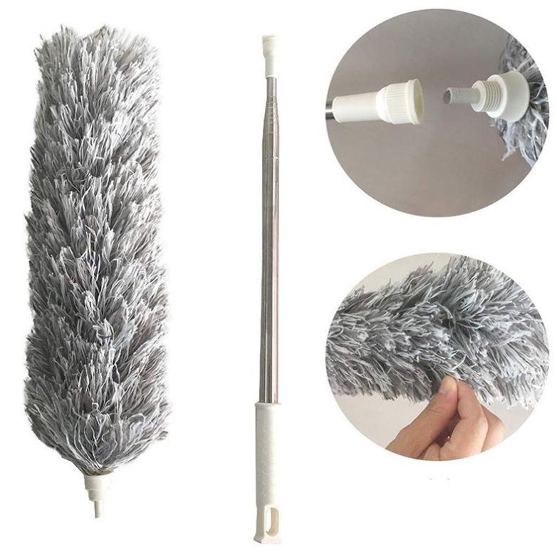 CHỔI LÔNG QUÉT TRẦN LAU BỤI MÀNG NHỆN PHẤT TRẦN NHÀ INOX CÁN DÀI ĐẦU CHỔI LINH HOẠT CHẮC CHẮN CÓ THỂ KÉO DÀI VÀ RÚT GỌN