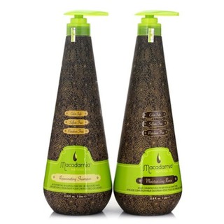Bộ dầu gội xả Macadamia Natural Hair trẻ hóa tóc siêu mượt 1000mlx2 (USA)