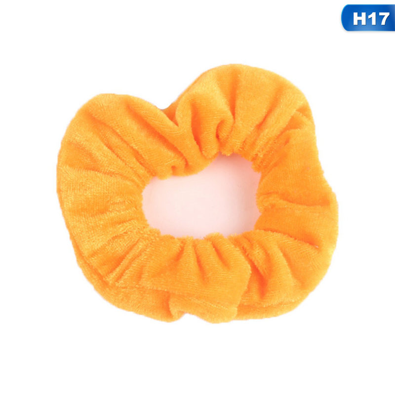 flowersqueen Dây Buộc Tóc Vải Nhung Đính Nơ Xinh Xắn Cho Nữ