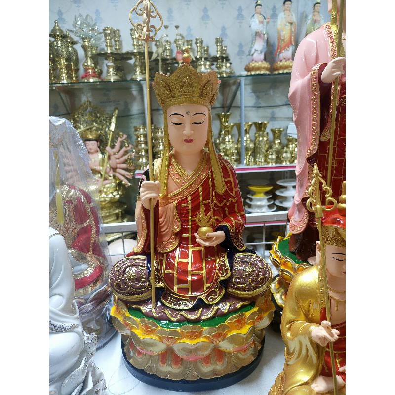 Tôn Tượng Địa Tạng Vương Bồ Tát Composite Cao 30cm, 40cm và 45cm