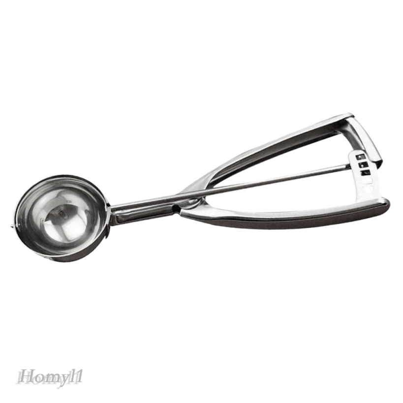 Muỗng Múc Kem / Bánh Quy Tráng Gương Đánh Bóng Không Dính Bằng Thép