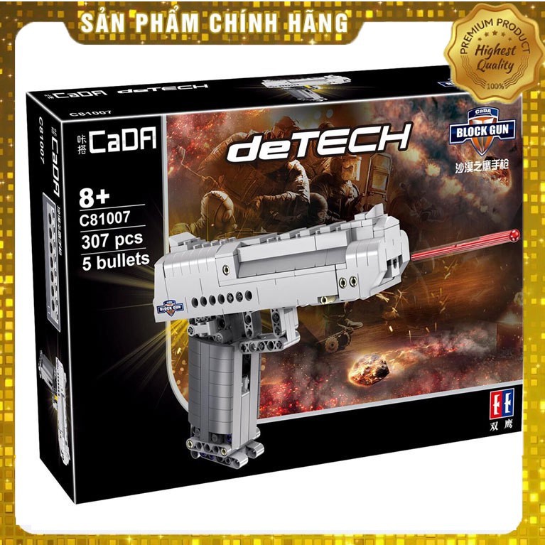 [Hàng có sẵn] Đồ chơi lắp ráp mô hình Block gun cada,💖 Đồ chơi LEGO Technic PUBG 307💖  mảnh ghép