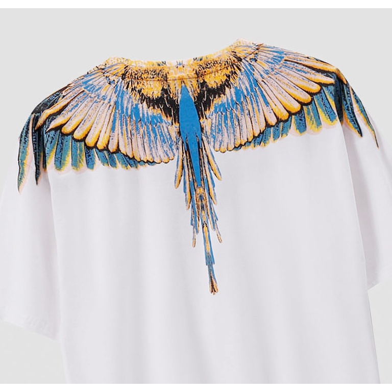 Áo Thun Tay Ngắn In Hình Đôi Cánh Thời Trang