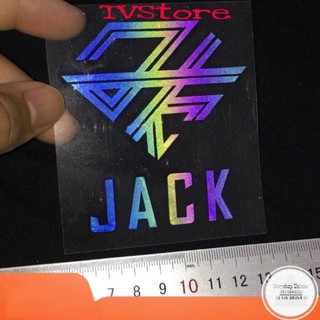 Decal ủi áo logo jack j97 decal phản quang 7 màu là ủi ép nhiệt vào áo không nứt hình siêu bền