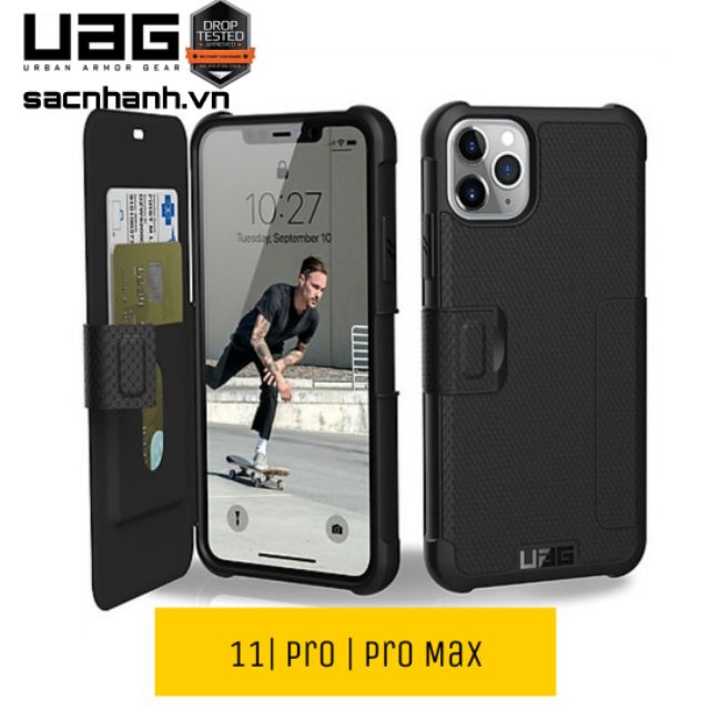 Ốp lưng nắp gập Metropolis UAG cho iPhone 11/Pro/Pro Max