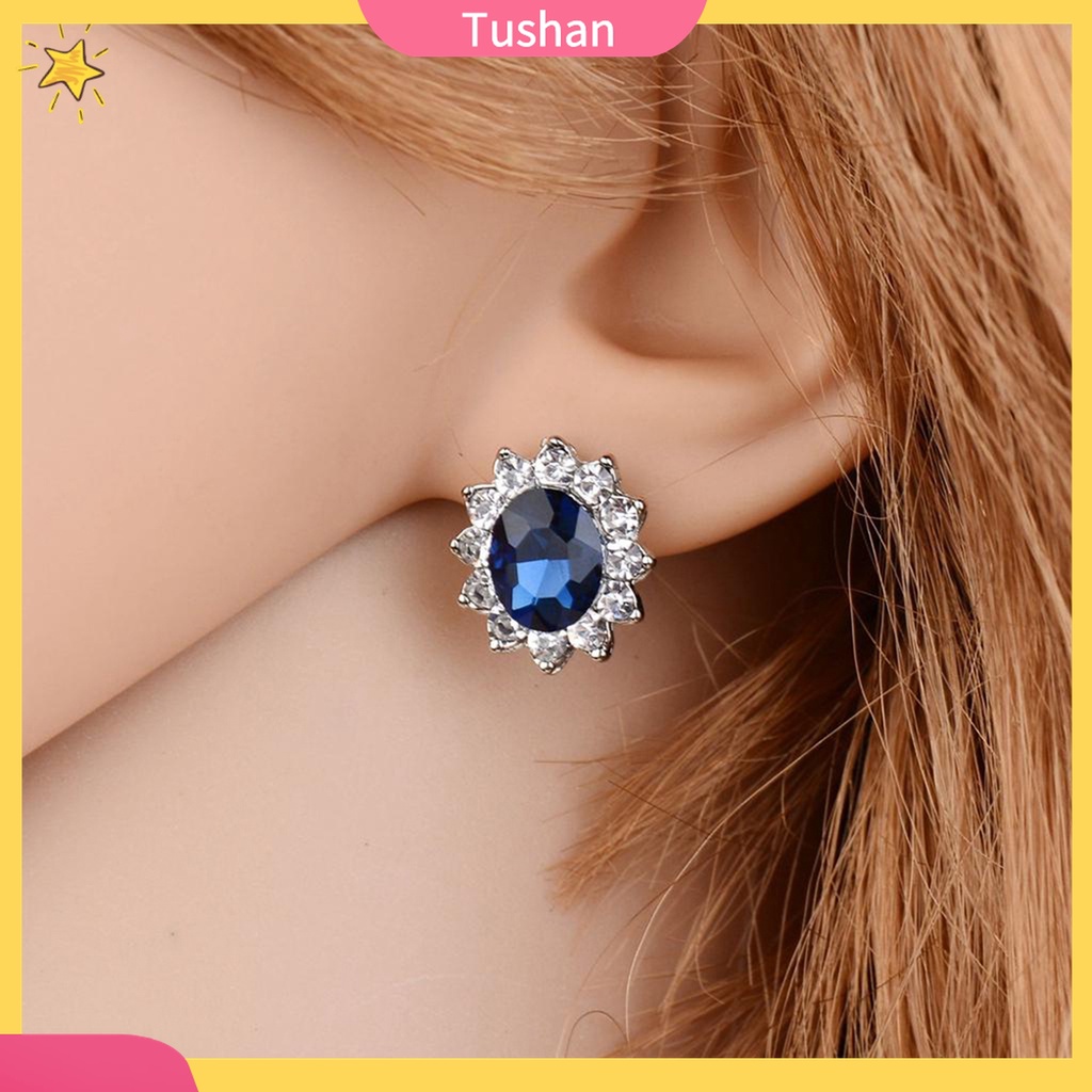 Vòng cổ Đính Đá Sapphire Giả Thời Trang Cho Cuộc Sống Hàng Ngày