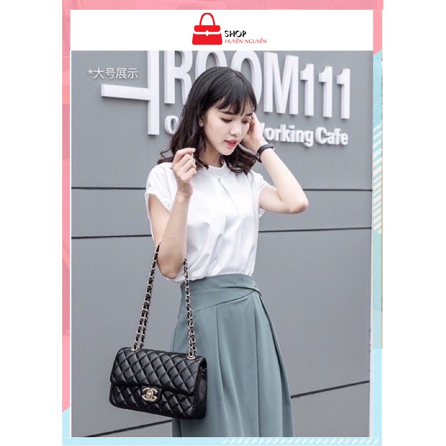 Túi xách nữ đeo chéo size to rẻ đẹp thời trang đi làm, đi học cao cấp size 30