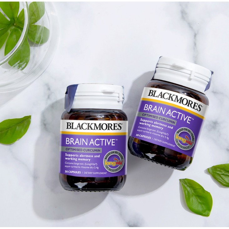 {Cam Kết Chính Hãng} Viên Uống Bổ Não, Tăng Cường Trí Nhớ Blackmores Brain Active (Lọ 30 viên)