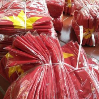 [xả] áo cờ đỏ sao vàng cotton sịn đủ size