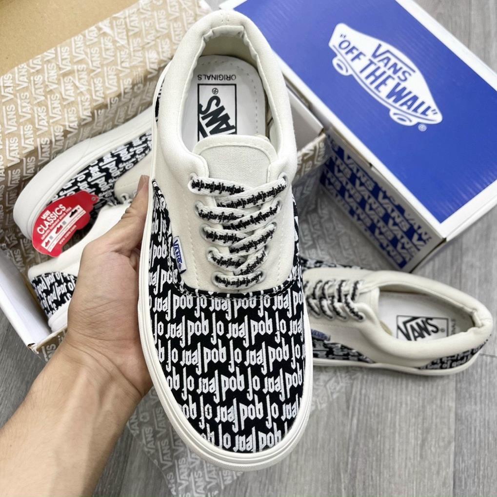 Giày Thể Thao Van's FOG, Sneaker Nam Nữ Vans Fear of God Buộc Dây Cao Cấp