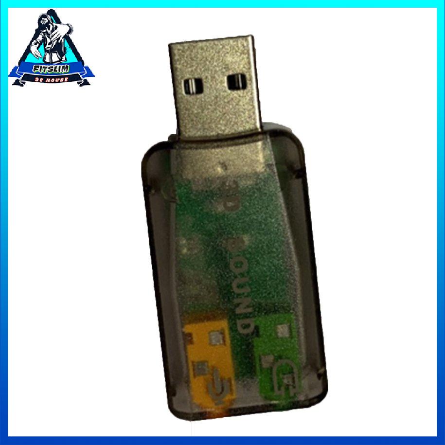 USB 2.0 sang 3D Mic Loa Tai nghe Âm thanh Bộ chuyển đổi Card âm thanh 5.1 cho Máy tính xách tay PC [8/7]
