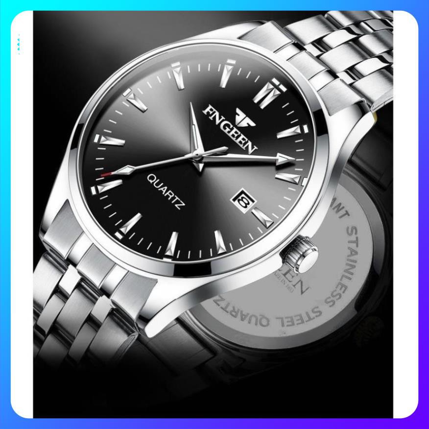 [Hàng xịn] ĐỒNG HỒ FNGEEN CHÍNH HÃNG NAM DÂY THÉP CAO CẤP CHẠY LỊCH NGÀY (TẶNG KÈM HỘP VÀ PIN DỰ PHÒNG) | BigBuy360 - bigbuy360.vn