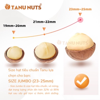 Hạt macca nứt vỏ tanu nuts, hạt mắc ca tây nguyên đã rang sấy tốt cho bà - ảnh sản phẩm 4