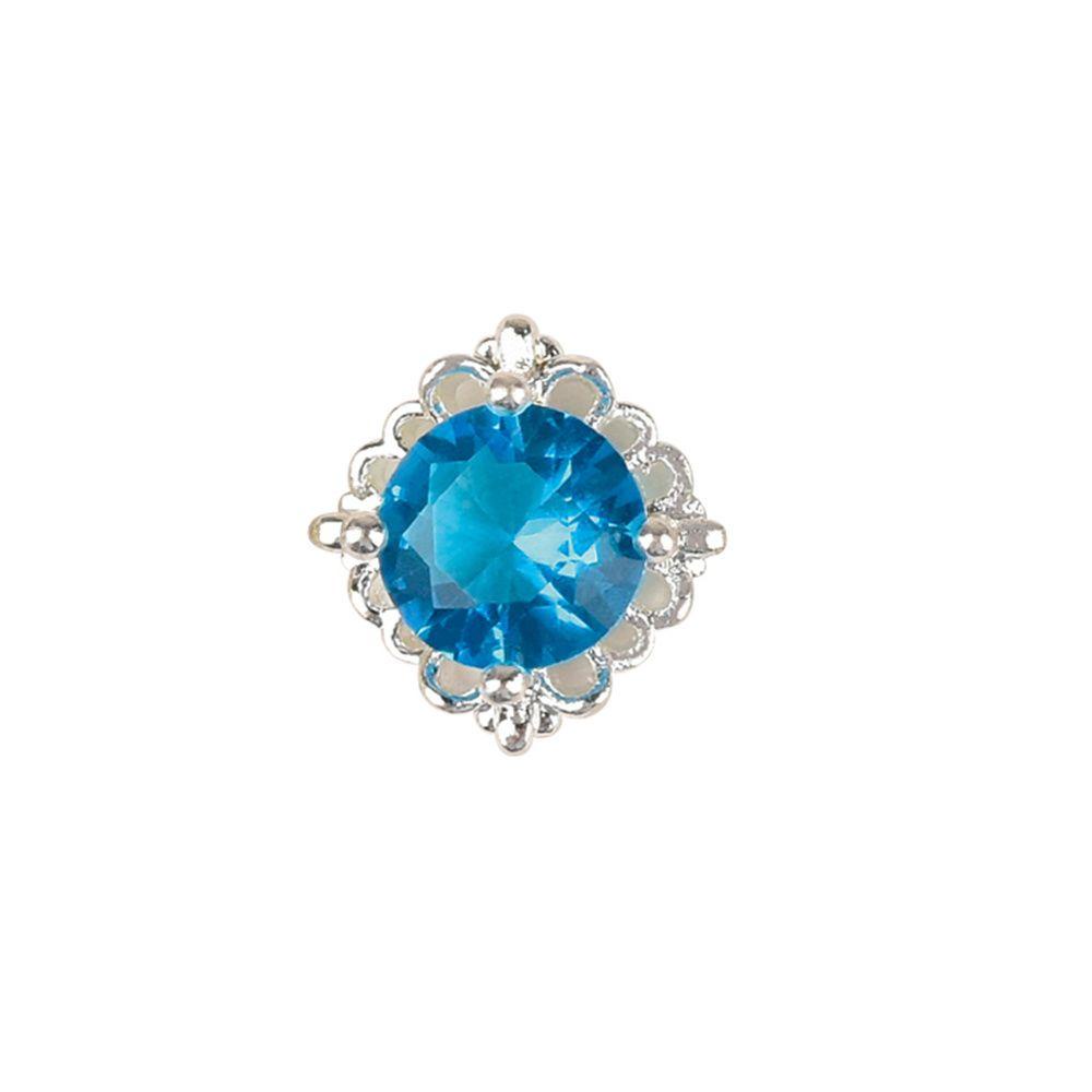 Móng Tay Hoa Hồng|Sơn Móng Tay Long Lanh Zircon|Trang Sức Làm Móng Nghệ Thuật