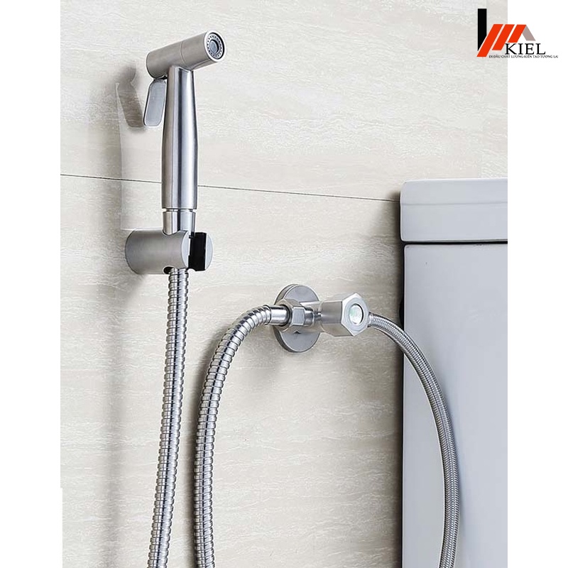 Bộ vòi xịt vệ sinh inox 304 thiết kế nhỏ gọn ,tiện lợi  ,khả năng chống gỉ sét oxi hóa cực tốt .