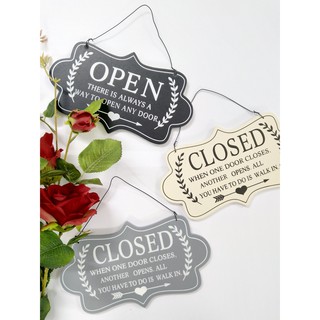 Thanh lý hàng trưng bày Bảng open/ closed 23.70.6