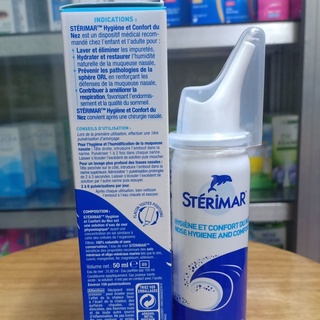 Dung Dịch Xịt Mũi Muối Biển Sterimar Pháp Cá Heo - Chai 50ml