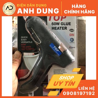 Súng bắn keo đốt Top 2 cỡ [Tặng kèm keo]