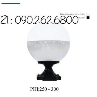 ĐÈN TRỤ CỔNG NGOÀI TRỜI TRÒN PHI 25CM,30CM ACUMEN
