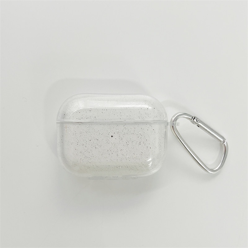 Vỏ Bảo Vệ Hộp Đựng Tai Nghe Airpods 1/2 Pro 3 Kết Nối Bluetooth Không Dây Bằng Nhựa Mềm Màu Trong Suốt