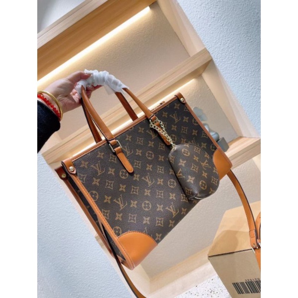 Túi xách nữ LV công sở siêu sang size 38 kèm ví