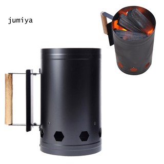 Thùng đựng than đá đốt cho bàn nướng thịt ngoài trời có tay cầm
