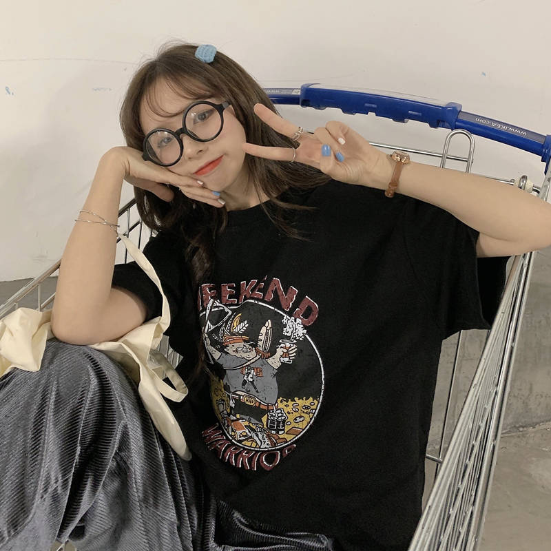 NRVP Áo Thun Nữ Cổ Tròn Tay Ngắn Thời Trang 2021