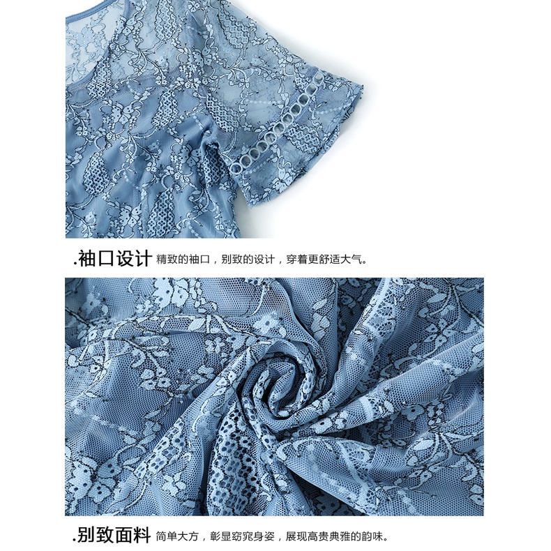 Đầm Chiffon Thời Trang Mùa Hè Phong Cách Phương Tây Hàng Mới 2022 Dành Cho Nữ Trung Niên 50 Tuổi