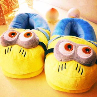 Bán sỉ Dép Bông đi trong nhà người lớn hình minion đáng yêu