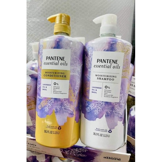 Dầu Gội & Xả Pantene Essential Oils 1.13L của Mỹ