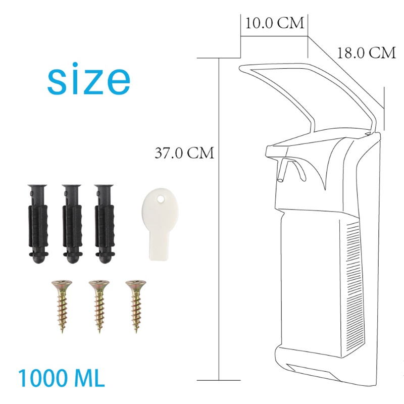 Bình Đựng Sữa Tắm Dạng Nhấn 1000ml Tiện Dụng