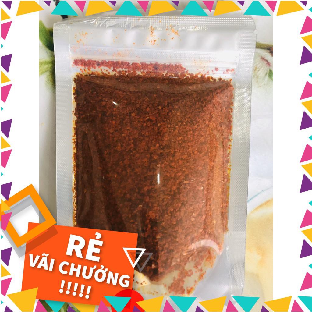 [CAY LÈ LƯỠI] 100g ớt bột Hàn Quốc dùng làm kim chi, nấu ăn ỚT BỘT SIÊU CAY
