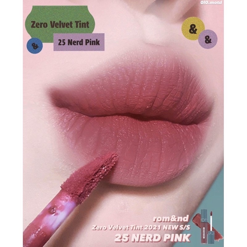 Romand Bare Juicy Lasting Tint và Romand Vintage Filter Zero Velvet Tint: