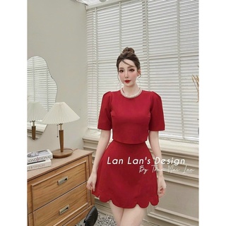 (SHOP nàng béo BIGSIZE 50kg đến 90kg )set áo croptop chân váy A