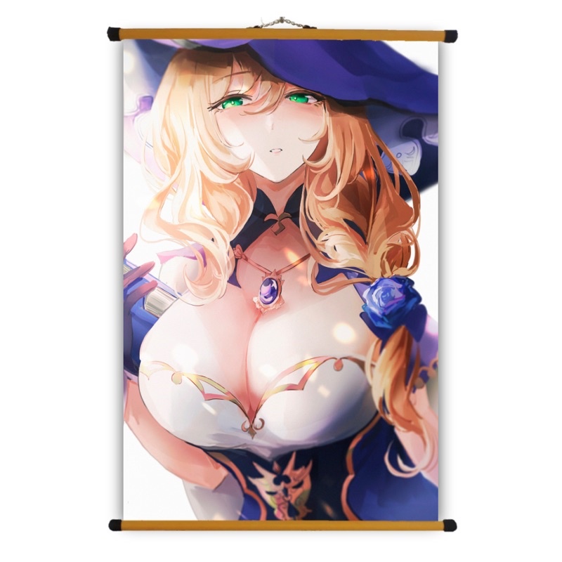 Poster Vải Lisa Genshin Impact