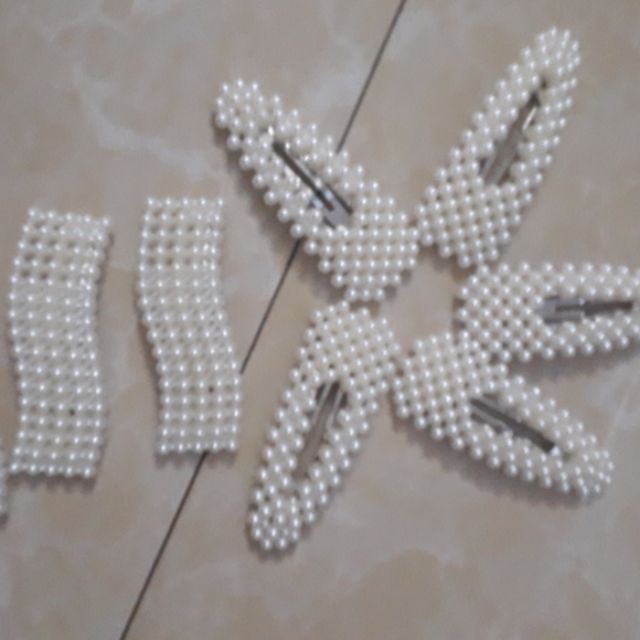 Kẹp tóc hạt ngọc siêu Kute