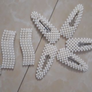 Kẹp tóc hạt ngọc siêu Kute