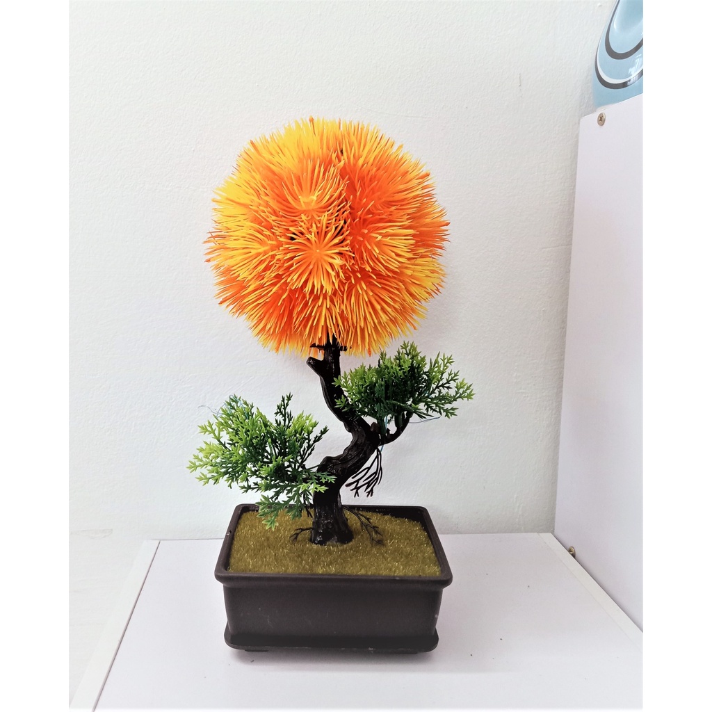 chậu hoa giả để bàn,chậu hoa nhựa hồng tú cầu mix màu, trang trí nhà cửa,kệ tủ,giá sách, quà tặng đồng nghiệp