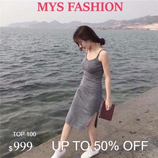 Đầm body 2 dây len mys shop Mys Fashion