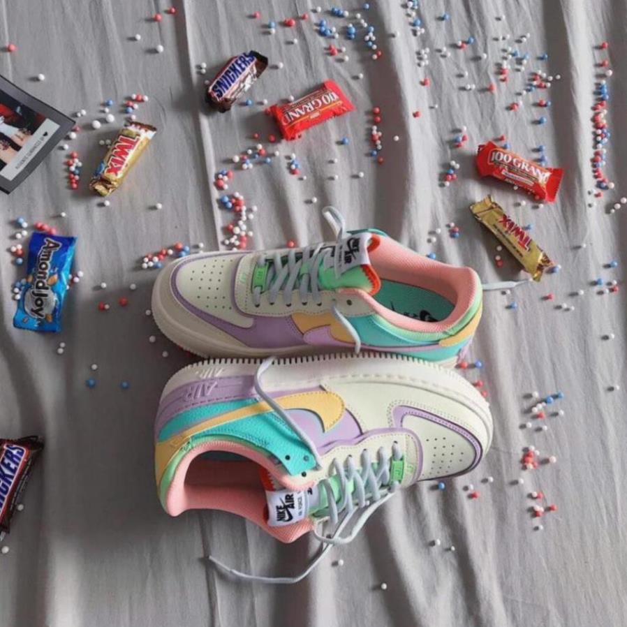 Giày air force 1, AF1 shadow 7 màu cầu vồng full box [fullbox] | BigBuy360 - bigbuy360.vn